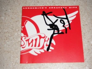 AEROSMITH TOM HAMILTON SIGNIERT GREATEST HITS CD COVER - Bild 1 von 1