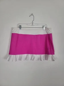 Falda corta de malla blanca rosa Jofit para mujer talla XL ropa deportiva golf atletismo - Imagen 1 de 6