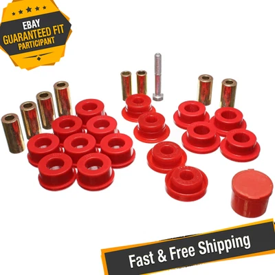 Juego de bujes de brazo de control delantero Energy Suspension 2.3108R para Jeep Wrangler 07-14 Foto 1 de 4