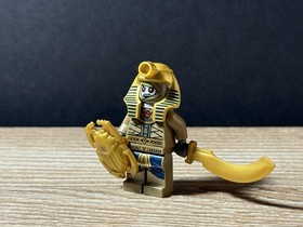 LEGO 7327 Pharaoh's Quest Amset Ra Minifigure PHA007 with Headdress