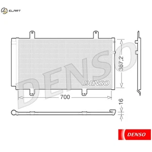 CONDENSER AIR CONDITIONING DCN51004 FOR TOYOTA 2AZ-FE 2.4L 4cyl CAMRY 3.5L 6cyl - Picture 1 of 10