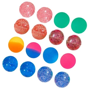 24 Pcs Bouncy Ball Plastic Small Balls Child Bounce for Kids Bulk. - Picture 1 of 12