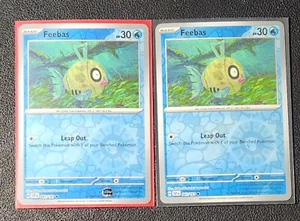 2x reverse holo Feebas 041/191 Pokemon card SV Surging Sparks common NM - Picture 1 of 1