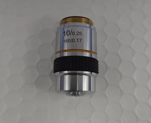 BOLIOPTICS 10X ACHROMATISCHES MIKROSKOP OBJEKTIV OBJEKTIV ARBEITSABSTAND 6,3 MM - Bild 1 von 4