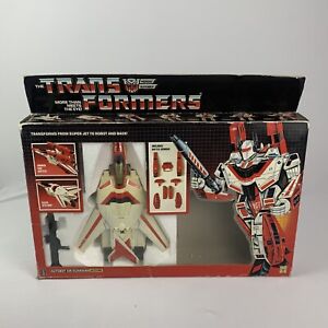 Vintage Transformers Autobot Air Guardian Jetfire In Box 1984 (See Photos)