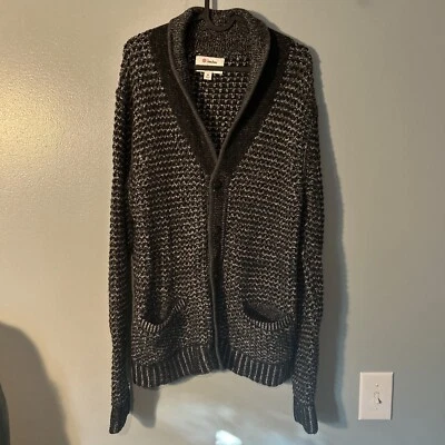 Rag & Bone Sweater Men's M Neiman Marcus Cardigan Shawl Collar Wool Blend Chunky - Image 1 of 3