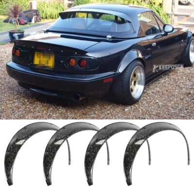 3.5" Car Fender Flares Wide Body Kit 90cm Wheel Arches For Mazda MX-5 Miata MX5 - Image 1 of 4