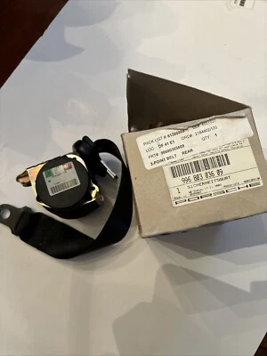 Porsche rear seatbelt 90 to 2005 passenger side 996 99680303609 - Image 1 of 4