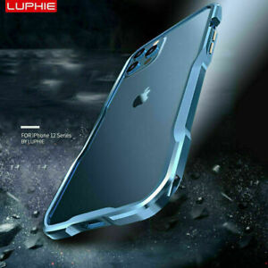 US LUPHIE For iphone 13ProMax 11 12ProMax Shockproof Armor Metal Bumper Case