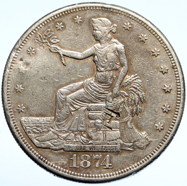 1874 年美国贸易元(1873-1885) | eBay