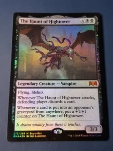1x FOIL THE HAUNT OF HIGHTOWER - Promo - MTG - Magic the Gathering - Picture 1 of 1