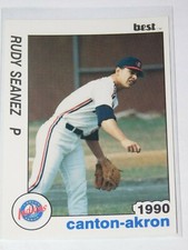 1990 BEST CANTON-AKRON INDIANS RUDY SEANEZ CARD #24