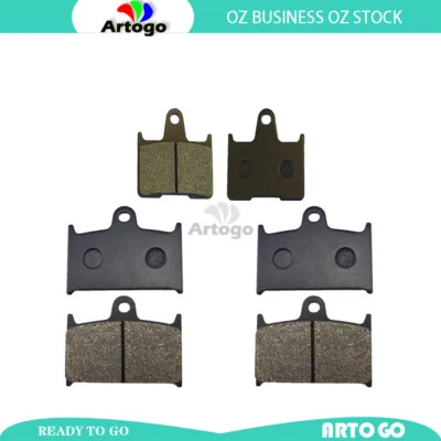 Передние + задние тормозные колодки для мотоциклов MZ/MUZ 1000 S 2003 2004 2005 2006 2007 - Изображение 1 из 3