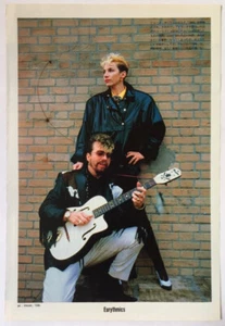 EURYTHMICS ANNIE LENNOX DAVE STEWART 1985 CLIPPING JAPAN MAGAZINE ML 4A - Picture 1 of 1
