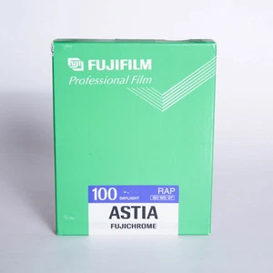Fuji ASTIA 100º ISO 4x5 slide film 10 sheets - unopened - free shipping