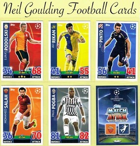 Topps CHAMPIONS LEAGUE MATCH ATTAX 2015-2016 ☆ Football Cards ☆ #361 to #468