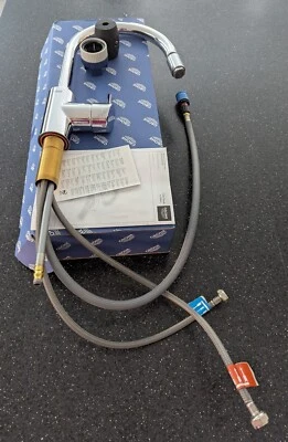 GROHE CONCETTO CHROME SINGLE LEVER KITCHEN SINK MIXER TAP PULLOUT SPRAY 32663003 - Image 1 of 4