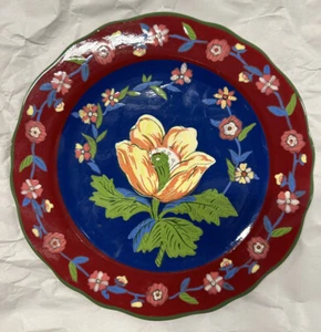 Certified International Duchess Provencal April Cornell 11" Floral Plate - Picture 1 of 4