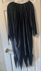 Rubies Halloween Black Dress Grim Reaper Death Scream Robe Costume Adult FLAW - Picture 1 of 6