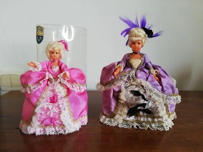Poupée folklorique historique marquise Pompadour lot doll vintage - Photo 1/3