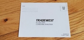 Scheda di registrazione Tradewest Trade West Nintendo NES TRA-NES-US Battletoads PULITA