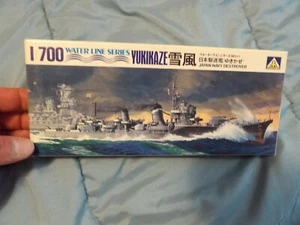 YUKIKAZE~Destructor de la Armada de Japón~1/700~Serie de Línea de Agua~#41~Aoshima~Piezas Selladas - Imagen 1 de 3