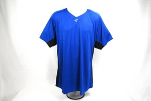 Maglietta Easton M10 Homeplate Baseball Activewear da uomo taglia XL blu collo a V - Foto 1 di 8