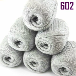 New Sale Soft 6 Skeins x50g Pure Cashmere Blankets Hand DIY Knit Wool Yarn 02 - Picture 1 of 12