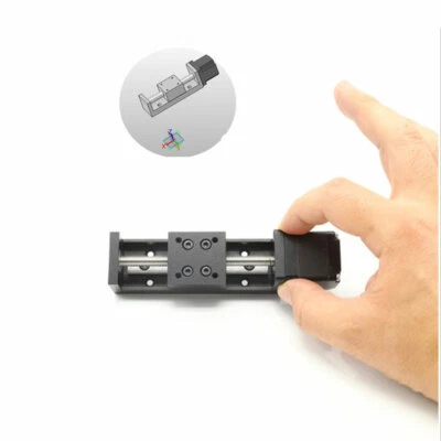Mini Sliding Table Linear Motion 2mm Pitch T6 Lead Screw NEMA11 Stepper Motor - Image 1 of 4