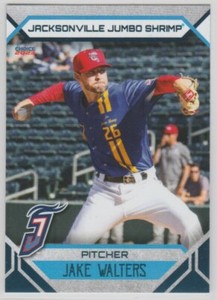 2023 Choice Jacksonville Jumbo Shrimp #23 Jake Walters Florida Marlins