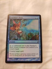 1x Familiar's Ruse - Foil heavy play English Lorwyn MTG Magic