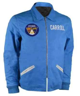 Chaqueta de algodón azul para hombre Matt Damon Carroll Shelby envío gratuito Foto 1 de 3