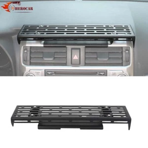 Black Dash Tray Storage Organizer Phone Holder Expansion Trim For 4Runner 2010+ - Picture 1 of 21