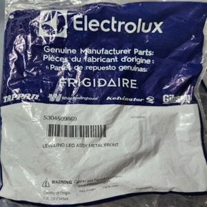 New Genuine OEM Electrolux Frigidaire Oven Range Leveling Leg 5304509869 - Picture 1 of 2