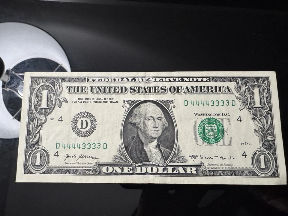 2017A RAREDouble Quad with D Block Serial Number D44443333D - Image 1 of 2