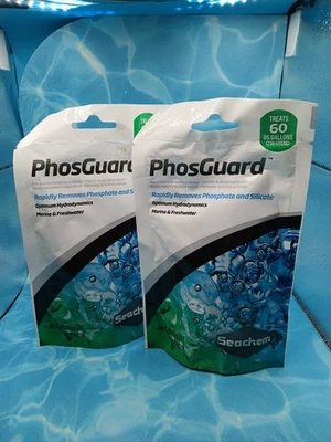 2 New Aquarium Seachem PhosGuard 100ml Fish Tank Phosphate And Silicate Remover  - Изображение 1 из 4