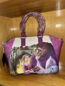 Loungefly Disney Die Schöne und das Biest Holiday Fireplace Umhängetasche Tasche Neu - Bild 1 von 6