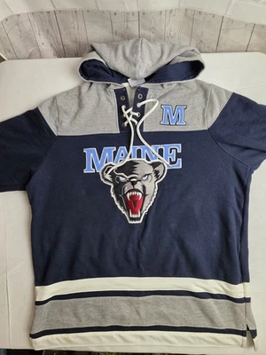 Sudadera con capucha vintage Maine Black Bears para hombre XL sudadera bordada logotipo del equipo Foto 1 de 4