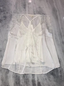 Juego de 2 piezas Love Stitch blanco ribete de encaje XL NUEVO CON ETIQUETAS - Imagen 1 de 6