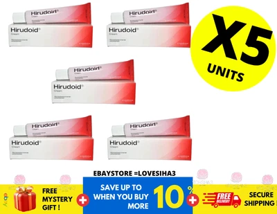 Hirudoid Cream Percutaneously active antithrombotic anti-inflammatory 10g ( X 5) - Image 1 of 4