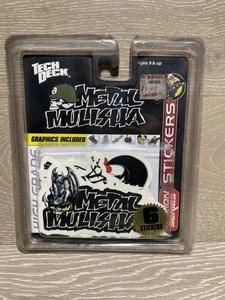 Vintage SELTEN Tech Deck Metall Mulisha Aufkleber VERSIEGELT RARITÄT - Bild 1 von 3