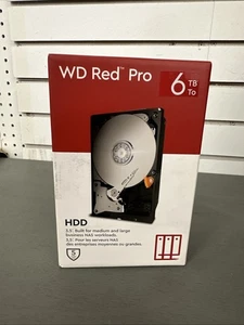 Western Digital WD Red Pro 6TB Internal Hard Drive HDD, 3.5" - WD6005FFBX - Picture 1 of 2
