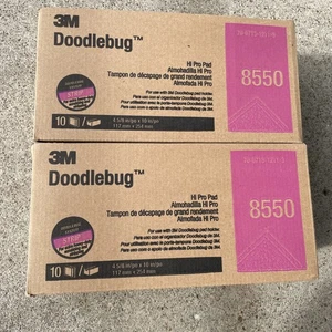 Lot of 2 | 3M Doodlebug 8550 10-PK /CASE High Productivity Stripping Pad - Picture 1 of 3