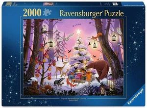 NEW Ravensburger Jigsaw Puzzle 2000 Pieces 12001417 Christmas in the Woods - Picture 1 of 3