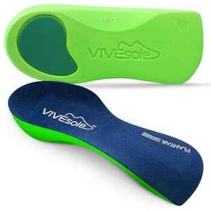 3/4 Plantar Fasciitis Insoles for Women and Men - Orthopedic Inserts for Flat... - Picture 1 of 9