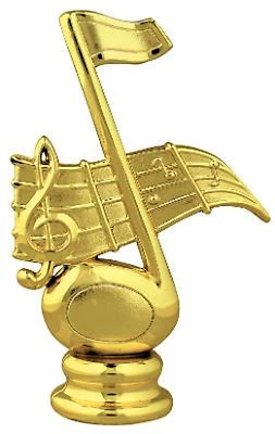 Music Note Figure Chorus Band Competition Trophy Award LOW AS $2.99 ea T-164