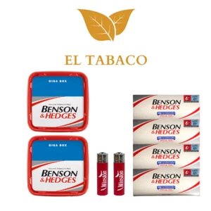 Benson &Hedges Red Zigaretten Stopftabak Giga Box 2xá 235g +4x250 Hülsen +2 Fzge - Bild 1 von 1