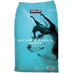 Kirkland Signature Nature's Domain Welpenformel Huhn & Erbse Hundefutter 20 Pfund - Bild 1 von 1