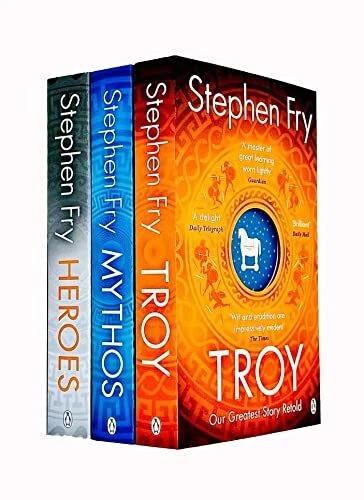 Stephen Fry Greek Myths Series Collection 3 Books Set (Troy, Heroes, Mythos) PB - Image 1 of 1