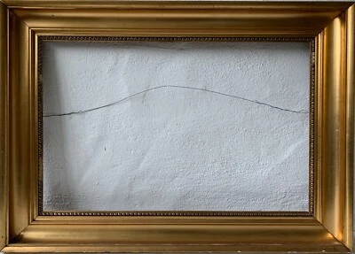 Picture Frame Art Nouveau Gold Profilrahmen Falzmaße 42,7 X 65,5 CM Vintage - Image 1 of 4